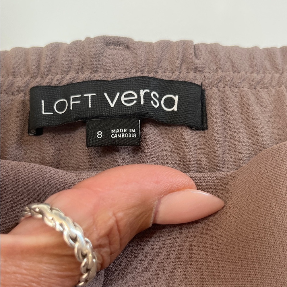 LOFT Brown Malt  Wide Leg Dress Pants in Excellent Condition - Picture 10 of 11